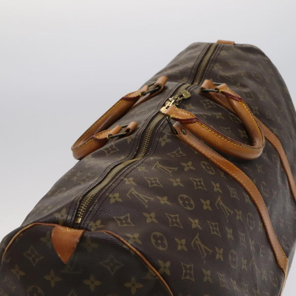 LOUIS VUITTON Monogram Keepall 60 Boston Bag M41422 LV Auth 113684