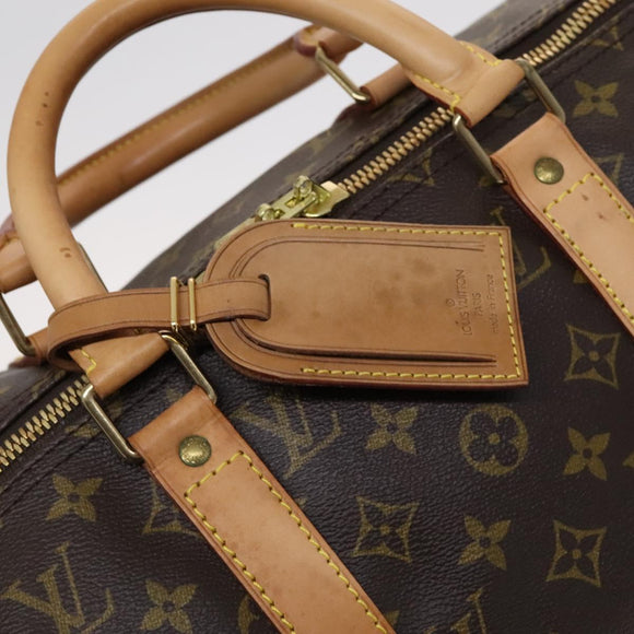 LOUIS VUITTON Monogram Keepall 50 Boston Bag M41426 LV Auth 113687