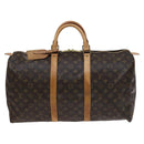 LOUIS VUITTON Monogram Keepall 50 Boston Bag M41426 LV Auth 113687-13