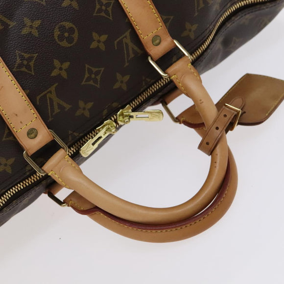 LOUIS VUITTON Monogram Keepall 50 Boston Bag M41426 LV Auth 113687
