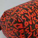 LOUIS VUITTON Monogram Graffiti Speedy 30 Hand Bag Orange M93705 LV Auth 113708A-15