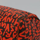 LOUIS VUITTON Monogram Graffiti Speedy 30 Hand Bag Orange M93705 LV Auth 113708A-16
