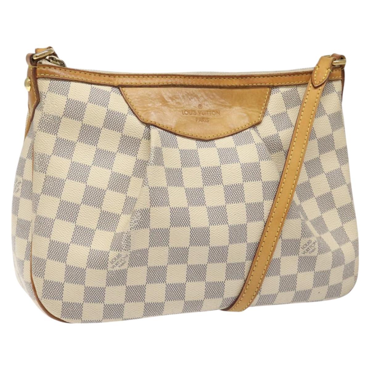 LOUIS VUITTON Damier Azur Siracusa PM Shoulder Bag N41113 LV Auth 113713