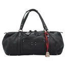 Chloe Mr Paddington Hand Bag Leather Black Silver Auth 113730V-13