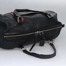 Chloe Mr Paddington Hand Bag Leather Black Silver Auth 113730V-5