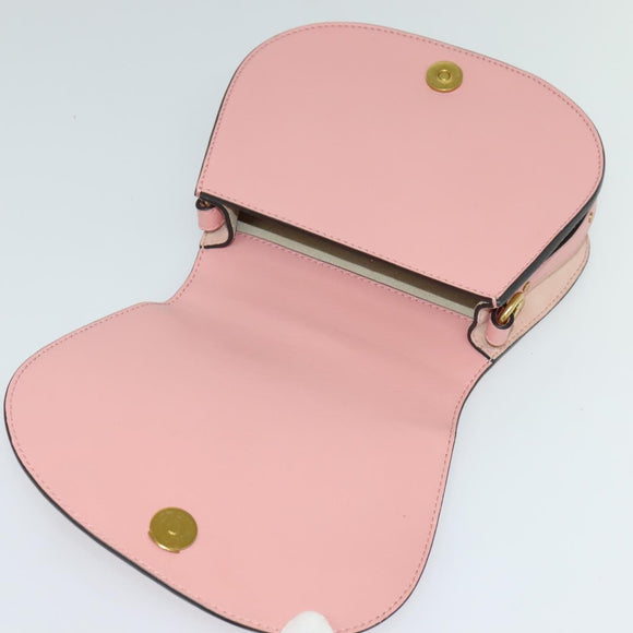 Chloe Nile Hand Bag Leather 2way Pink Gold Auth 113735V