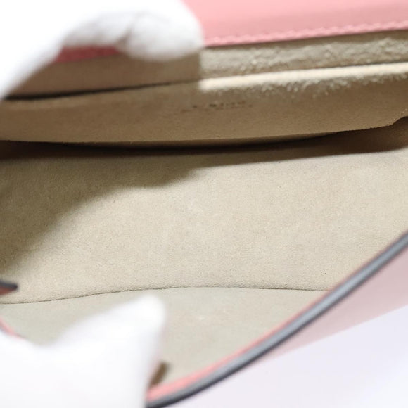 Chloe Nile Hand Bag Leather 2way Pink Gold Auth 113735V