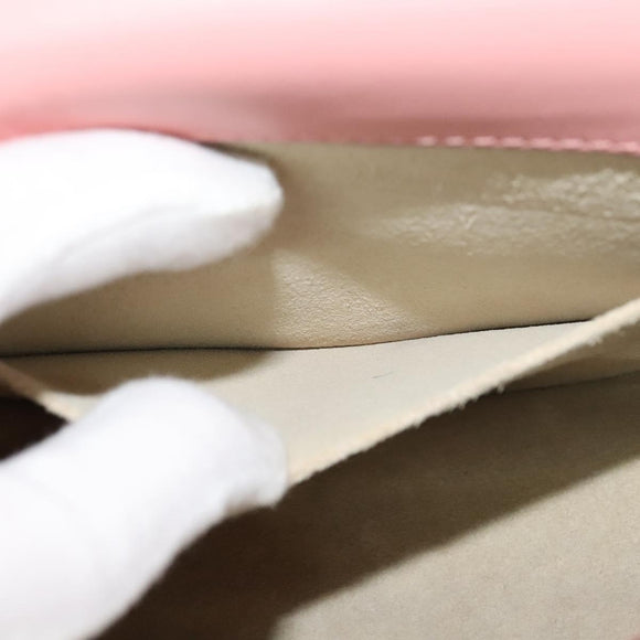 Chloe Nile Hand Bag Leather 2way Pink Gold Auth 113735V