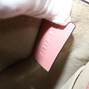 Chloe Nile Hand Bag Leather 2way Pink Gold Auth 113735V-12