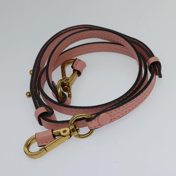 Chloe Nile Hand Bag Leather 2way Pink Gold Auth 113735V