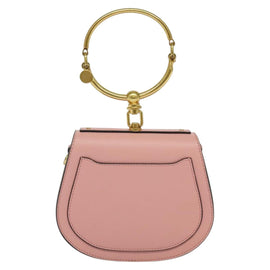 Chloe Nile Hand Bag Leather 2way Pink Gold Auth 113735V - 0