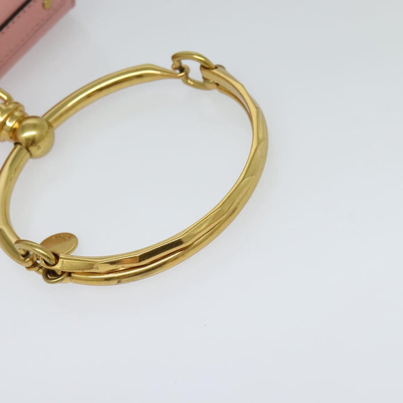 Chloe Nile Hand Bag Leather 2way Pink Gold Auth 113735V