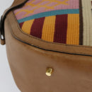 BURBERRY Hand Bag Leather 2way Beige Auth 113749V-15