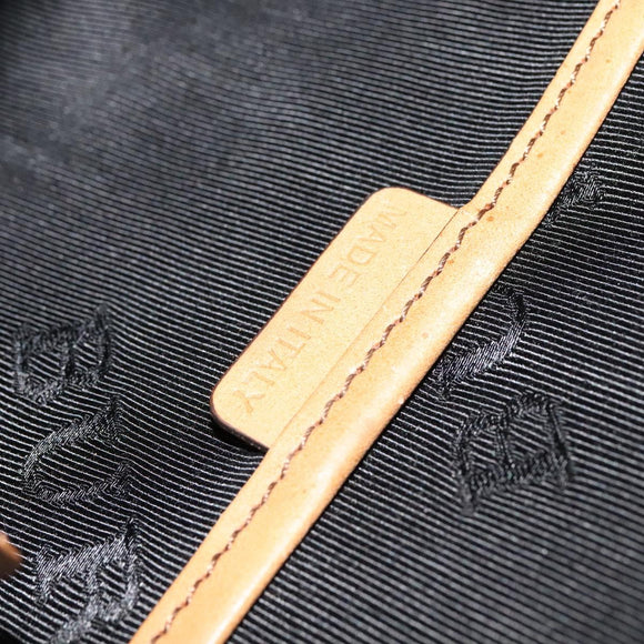 BURBERRY Hand Bag Leather 2way Beige Auth 113749V