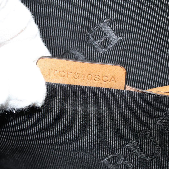 BURBERRY Hand Bag Leather 2way Beige Auth 113749V