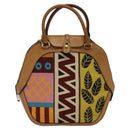 BURBERRY Hand Bag Leather 2way Beige Auth 113749V-13