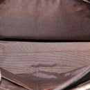 BURBERRY Nova Check Shoulder Bag Canvas Leather Beige Brown Silver Auth 113752-11