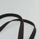 BURBERRY Nova Check Shoulder Bag Canvas Leather Beige Brown Silver Auth 113752-8