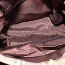 Burberrys Nova Check Shoulder Bag Canvas Leather Beige Brown gold Auth 113755-15