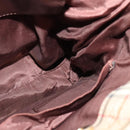 Burberrys Nova Check Shoulder Bag Canvas Leather Beige Brown gold Auth 113755-16