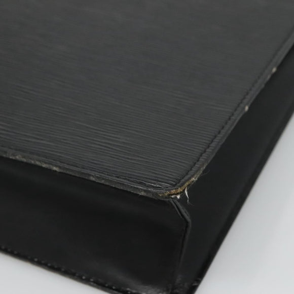 LOUIS VUITTON Epi Sac Plat Hand Bag Black M59082 LV Auth 113765