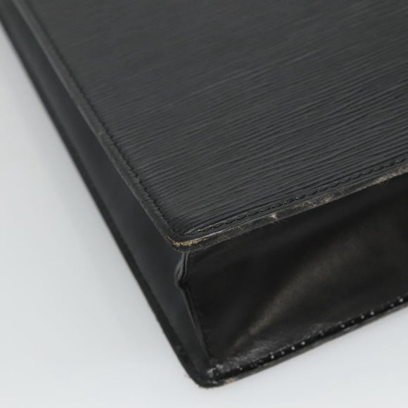 LOUIS VUITTON Epi Sac Plat Hand Bag Black M59082 LV Auth 113765