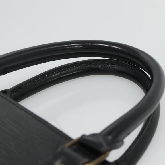 LOUIS VUITTON Epi Sac Plat Hand Bag Black M59082 LV Auth 113765