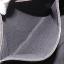 BURBERRY Nova Check Tote Bag PVC Leather Beige Silver Auth 113769-20