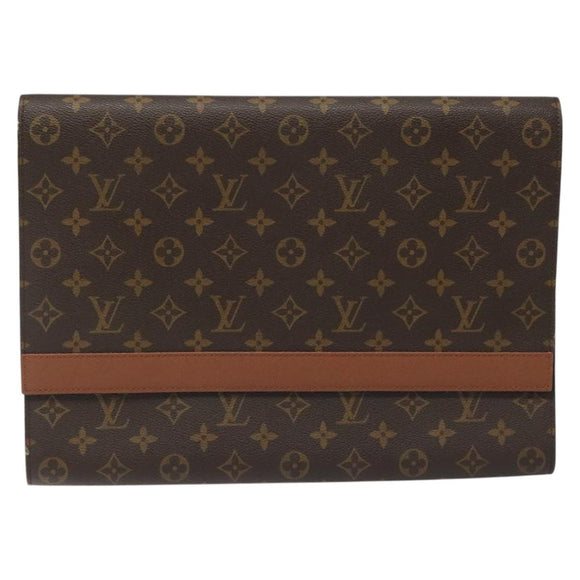 LOUIS VUITTON Monogram Porte envelope Clutch Bag M51801 LV Auth 113782