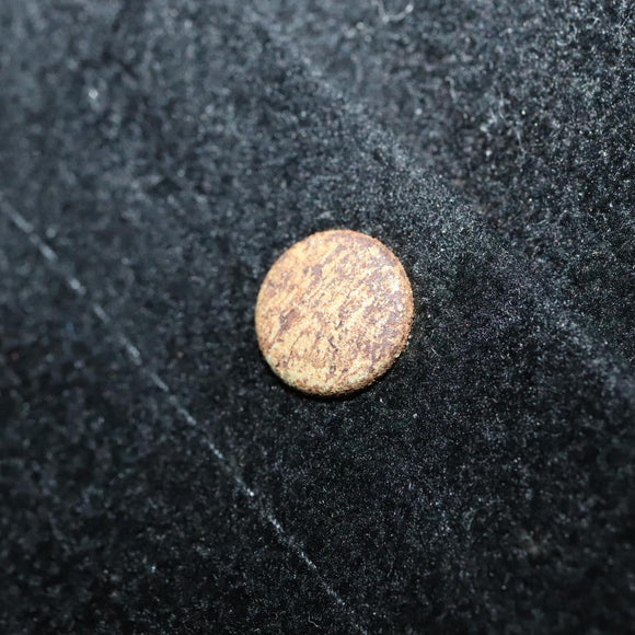 FENDI Zucca Canvas Trunk Jewelry Case Jewelry Box Black Brown Auth 113789SV