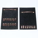 FENDI Zucca Canvas Trunk Jewelry Case Jewelry Box Black Brown Auth 113789SV-26