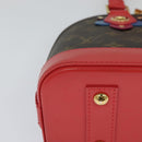 LOUIS VUITTON Monogram Totem Alma BB Hand Bag Red M41659 LV Auth 113803A-17
