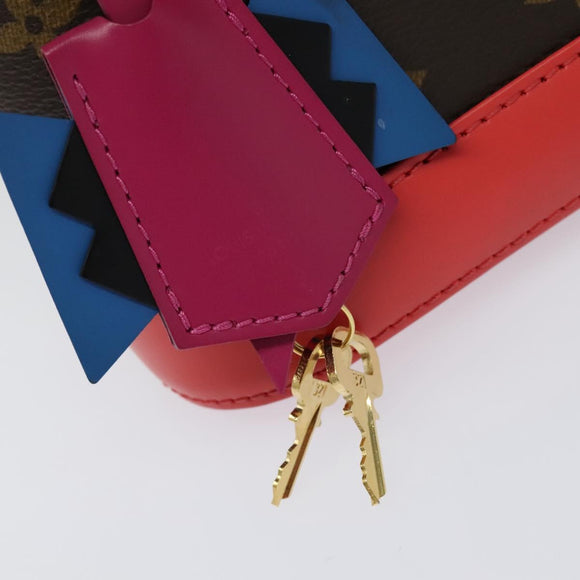 LOUIS VUITTON Monogram Totem Alma BB Hand Bag Red M41659 LV Auth 113803A