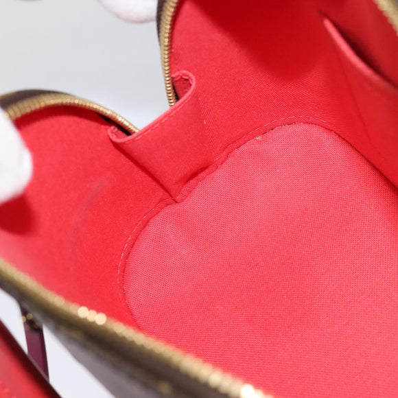 LOUIS VUITTON Monogram Totem Alma BB Hand Bag Red M41659 LV Auth 113803A