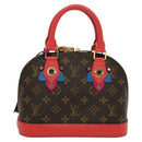 LOUIS VUITTON Monogram Totem Alma BB Hand Bag Red M41659 LV Auth 113803A-13
