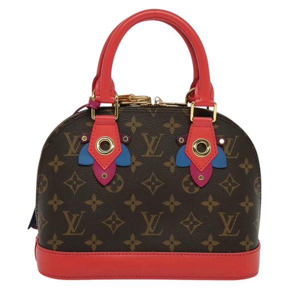 LOUIS VUITTON Monogram Totem Alma BB Hand Bag Red M41659 LV Auth 113803A