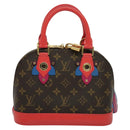 LOUIS VUITTON Monogram Totem Alma BB Hand Bag Red M41659 LV Auth 113803A-2