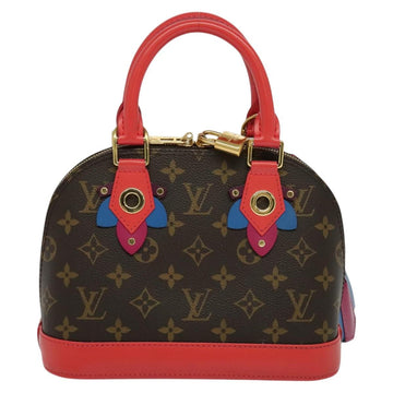 LOUIS VUITTON Monogram Totem Alma BB Hand Bag Red M41659 LV Auth 113803A - 0