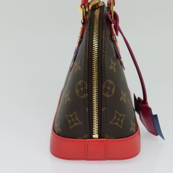 LOUIS VUITTON Monogram Totem Alma BB Hand Bag Red M41659 LV Auth 113803A