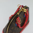 LOUIS VUITTON Monogram Totem Alma BB Hand Bag Red M41659 LV Auth 113803A-6