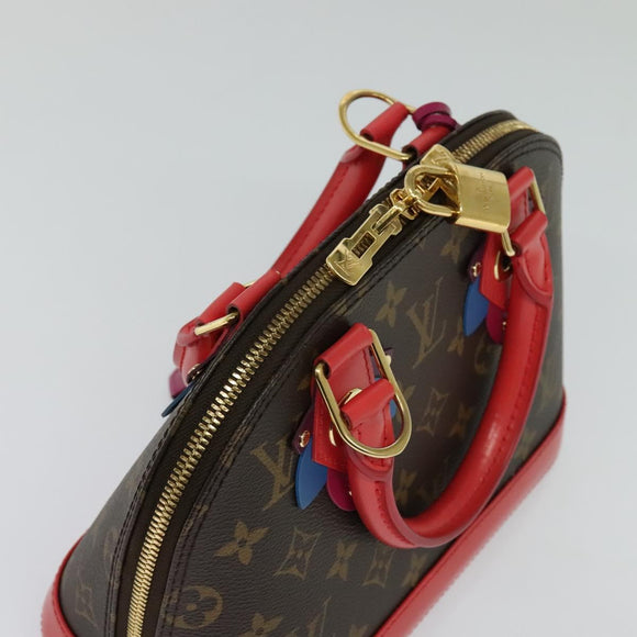 LOUIS VUITTON Monogram Totem Alma BB Hand Bag Red M41659 LV Auth 113803A