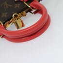 LOUIS VUITTON Monogram Totem Alma BB Hand Bag Red M41659 LV Auth 113803A-7
