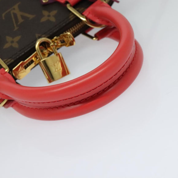 LOUIS VUITTON Monogram Totem Alma BB Hand Bag Red M41659 LV Auth 113803A