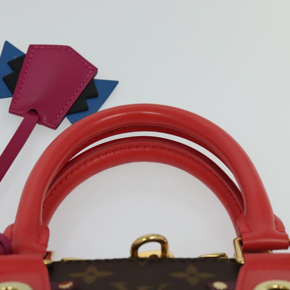 LOUIS VUITTON Monogram Totem Alma BB Hand Bag Red M41659 LV Auth 113803A