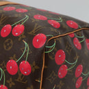 LOUIS VUITTON Monogram Cherry Keepall 45 Boston Bag M95011 LV Auth 113808A-9