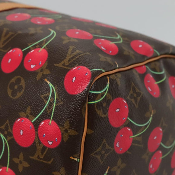 LOUIS VUITTON Monogram Cherry Keepall 45 Boston Tas M95011 LV Auth 113808SAM