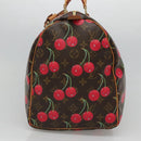LOUIS VUITTON Monogram Cherry Keepall 45 Boston Tas M95011 LV Auth 113808SAM-4