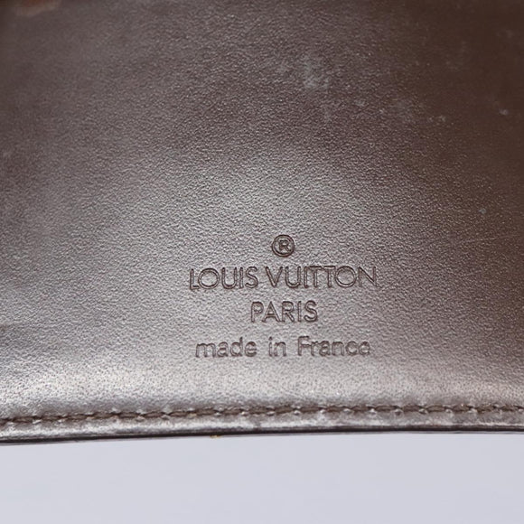 LOUIS VUITTON Epi Agenda MM Day Planner Cover Brown R20043 LV Auth 113815