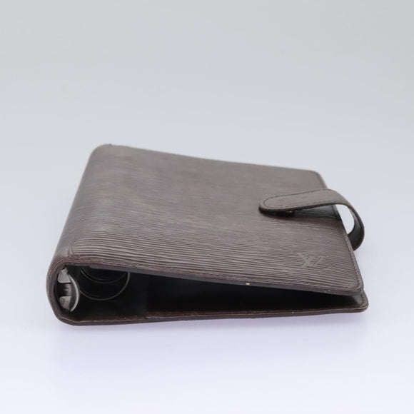 LOUIS VUITTON Epi Agenda MM Day Planner Cover Brown R20043 LV Auth 113815