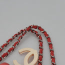 CHANEL Melrose Cabas Hand Bag Nylon Pink CC Auth 113819-8